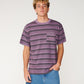 Rip Curl Disorder Stripe Tee - Dusty Purple