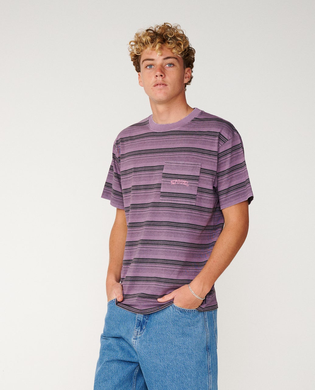 Rip Curl Disorder Stripe Tee - Dusty Purple