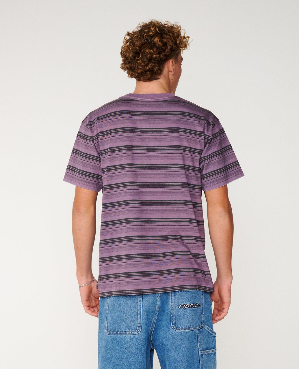 Rip Curl Disorder Stripe Tee - Dusty Purple