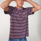 Rip Curl Disorder Stripe Tee - Dusty Purple
