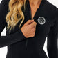 Rip Curl Classic Surf Long Sleeve Swim Suit - Black