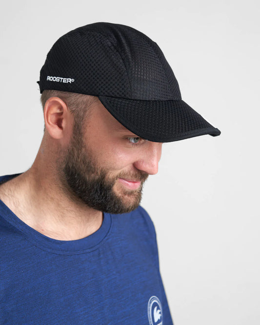 Rooster Aeromesh Cap - Black