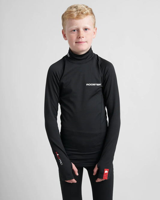 Rooster Polypro Junior Top - Black