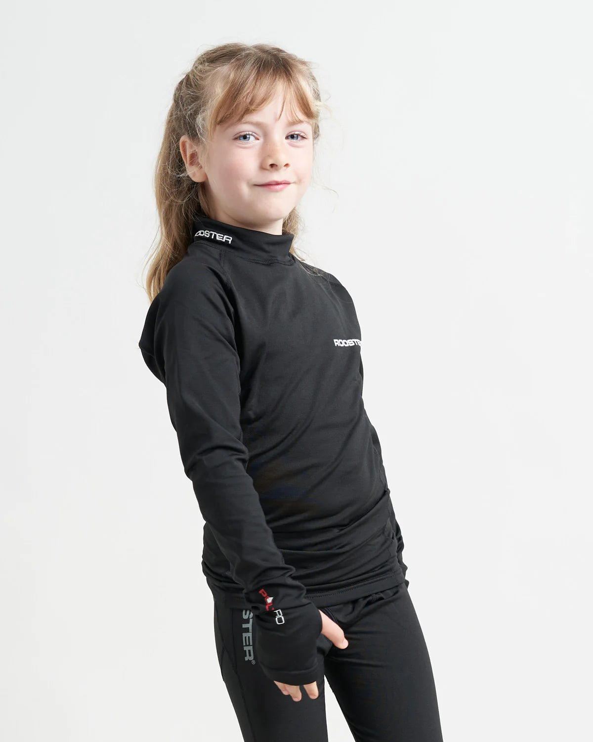 Rooster Polypro Junior Top - Black