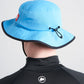 Rooster Wide Brimmed UV Hat - Blue