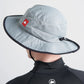 Rooster Wide Brimmed UV Hat - Light Grey