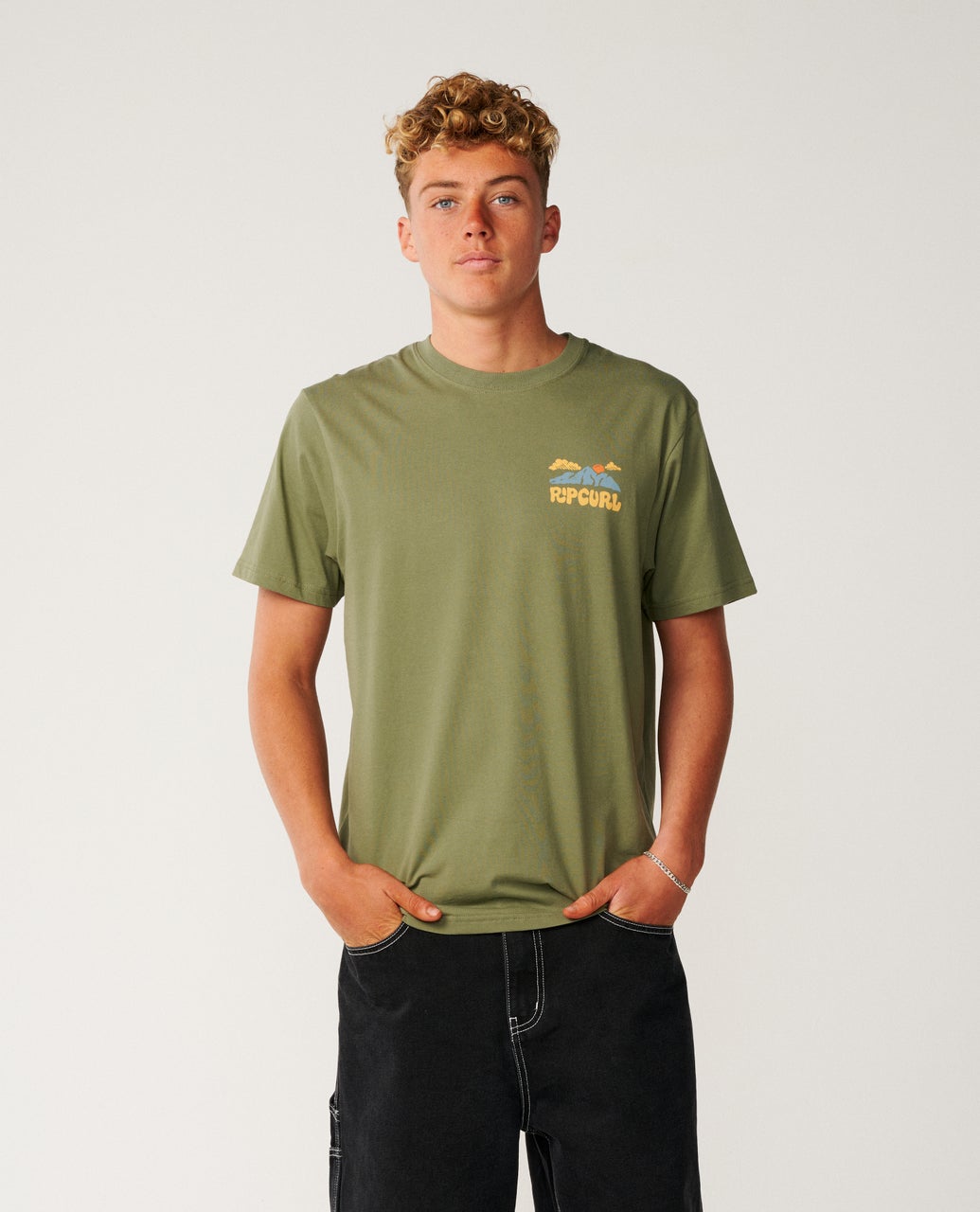 Rip Curl Surf Trip Tee - Surplus Green