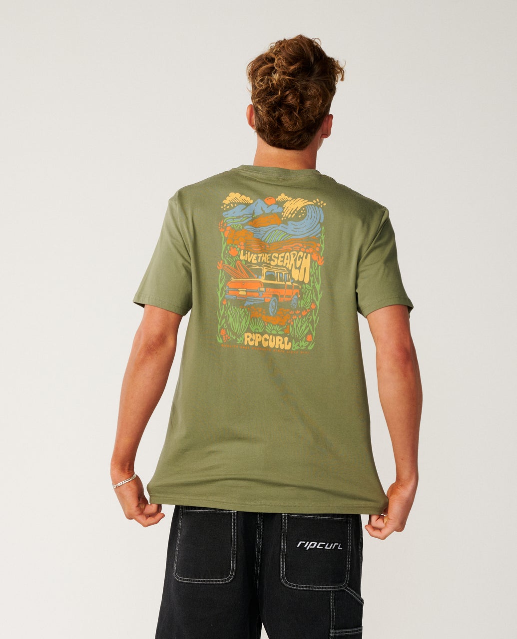Rip Curl Surf Trip Tee - Surplus Green