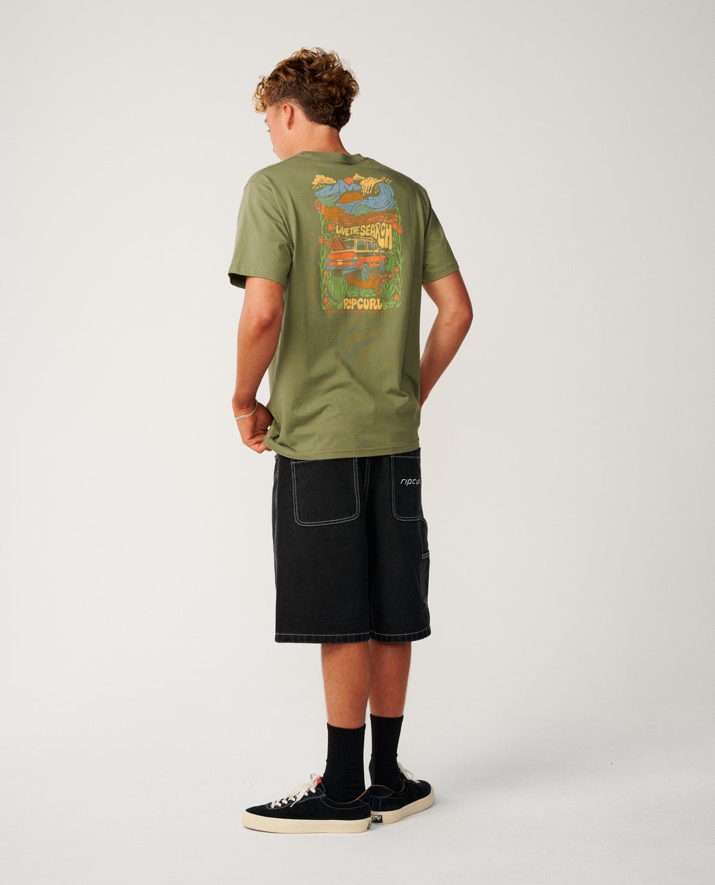 Rip Curl Surf Trip Tee - Surplus Green