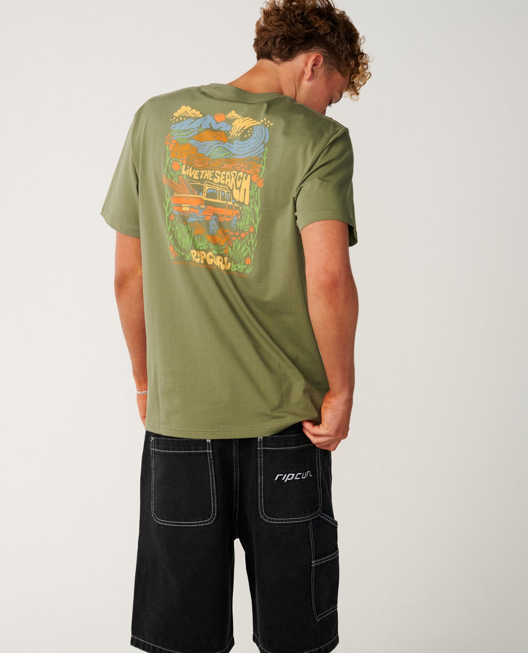 Rip Curl Surf Trip Tee - Surplus Green