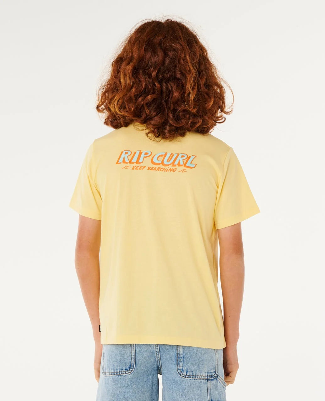 Rip Curl Boys Eternal Shred Logo Tee - Sunlight