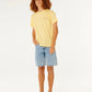 Rip Curl Boys Eternal Shred Logo Tee - Sunlight