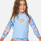 Rip Curl Girls Surf Magic Rashie Set - Sky Blue