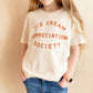 Ice Cream Appreciation Society Kids T-Shirt - Pecan