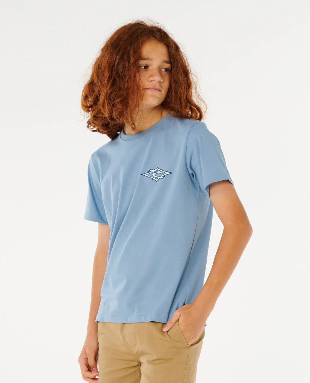 Rip Curl Boys Hazey Days Tee - Faded Denim