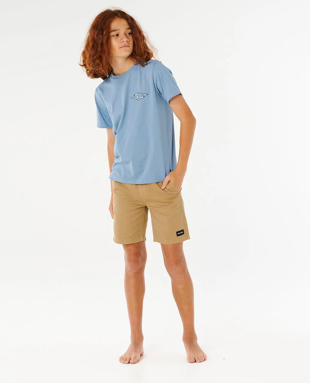 Rip Curl Boys Hazey Days Tee - Faded Denim