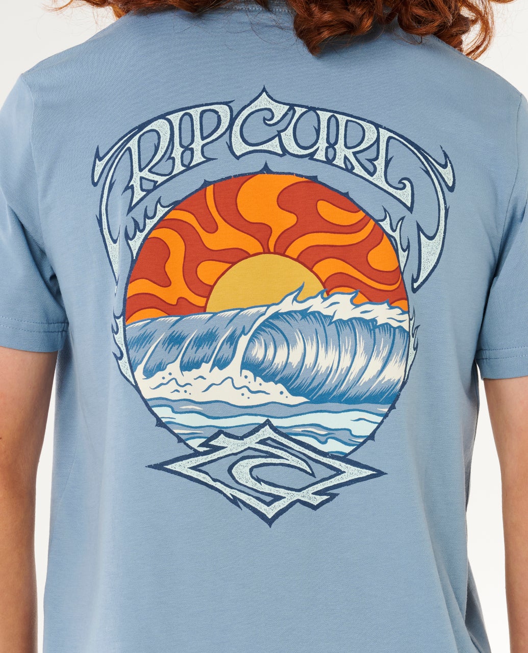 Rip Curl Boys Hazey Days Tee - Faded Denim