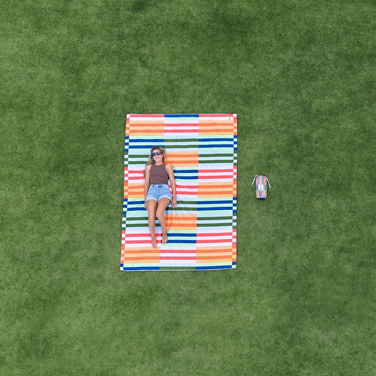 Dock & Bay Picnic Blanket - Sugar Sorbet