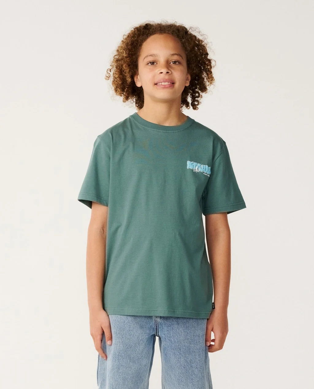 Rip Curl Boys Surf Shack Tee - Muted Green
