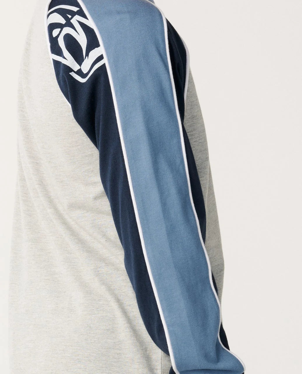 Rip Curl Boys Archive Sandman Panel Long Sleeve Tee - Grey Marle