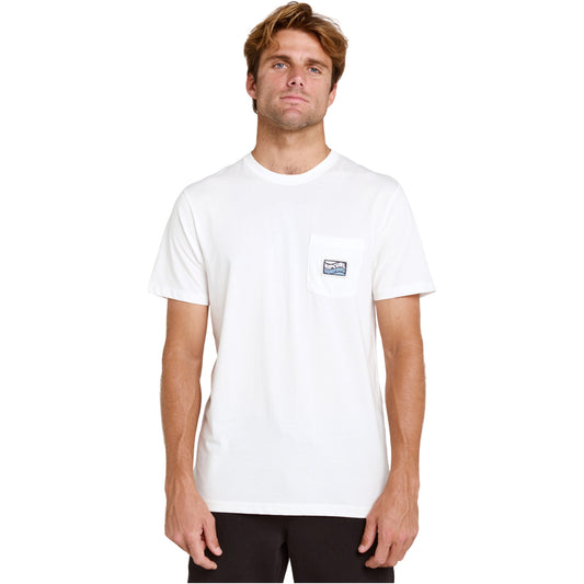 Rip Curl Streamline Pocket Badge Tee - Bone