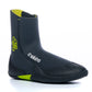 C-Skins Legend 3.5mm Junior Zip Round Toe Boots - Graphite / Flash Green / Black