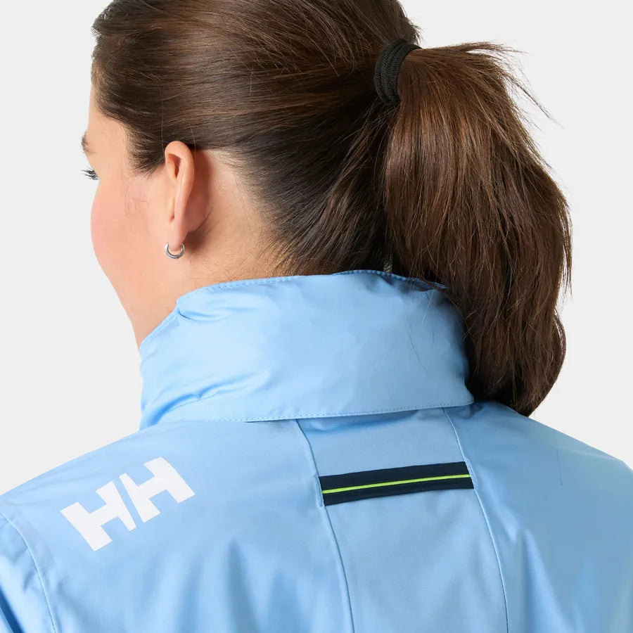 Helly Hansen Womens Crew Hooded Midlayer Jacket 2.0 - Bright Blue