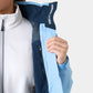 Helly Hansen Womens Crew Hooded Midlayer Jacket 2.0 - Bright Blue