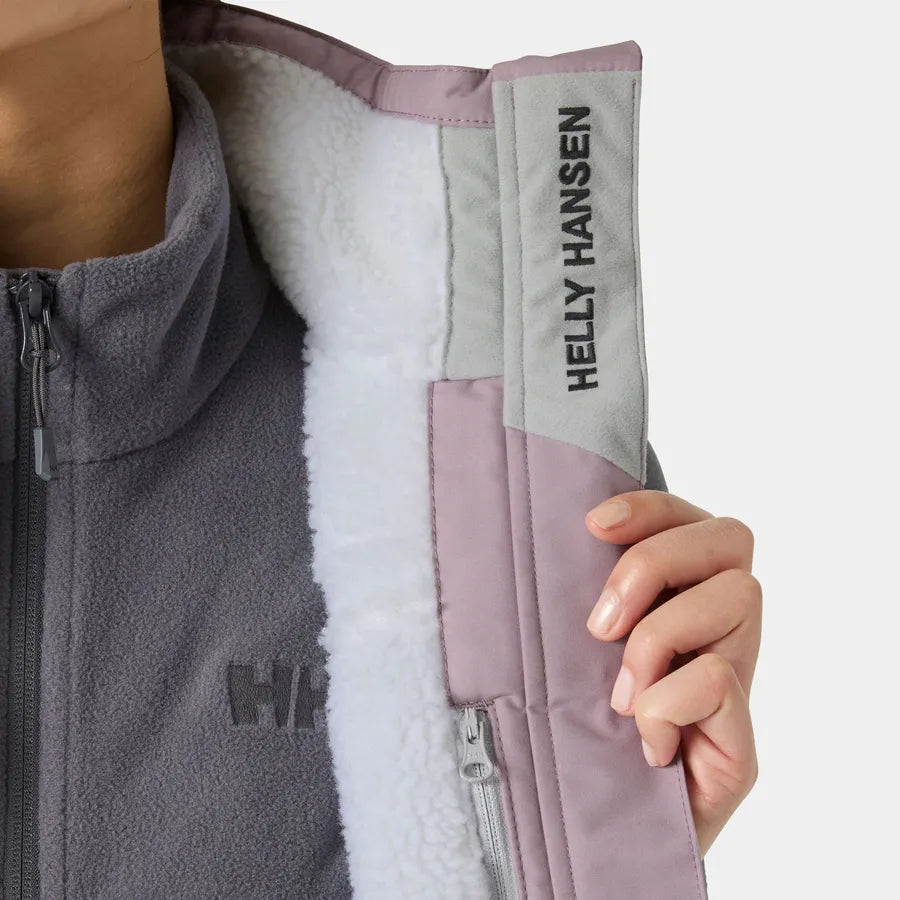 Helly Hansen Women's Crew Pile Vest - Purple Clay