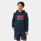 Helly Hansen Jr HH Logo Hoodie - Navy