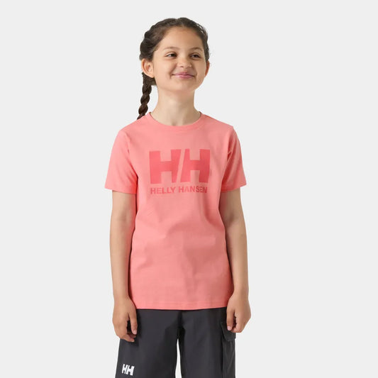 Helly Hansen Jr HH Logo T-Shirt - Coral Almond