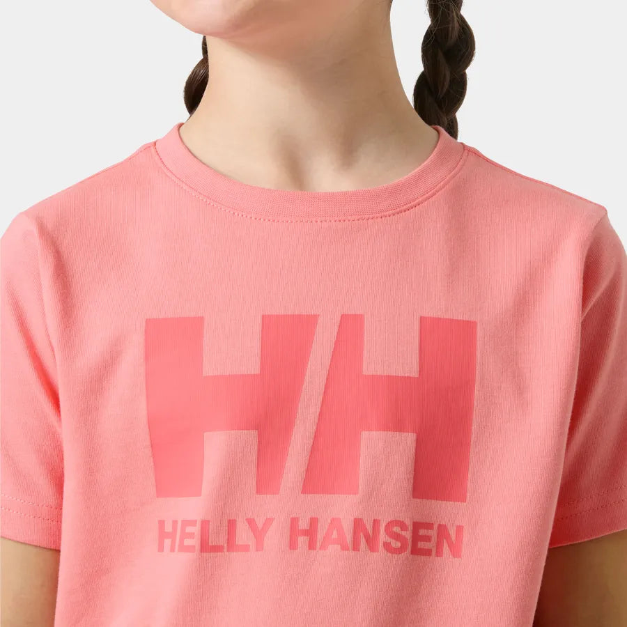 Helly Hansen Jr HH Logo T-Shirt - Coral Almond