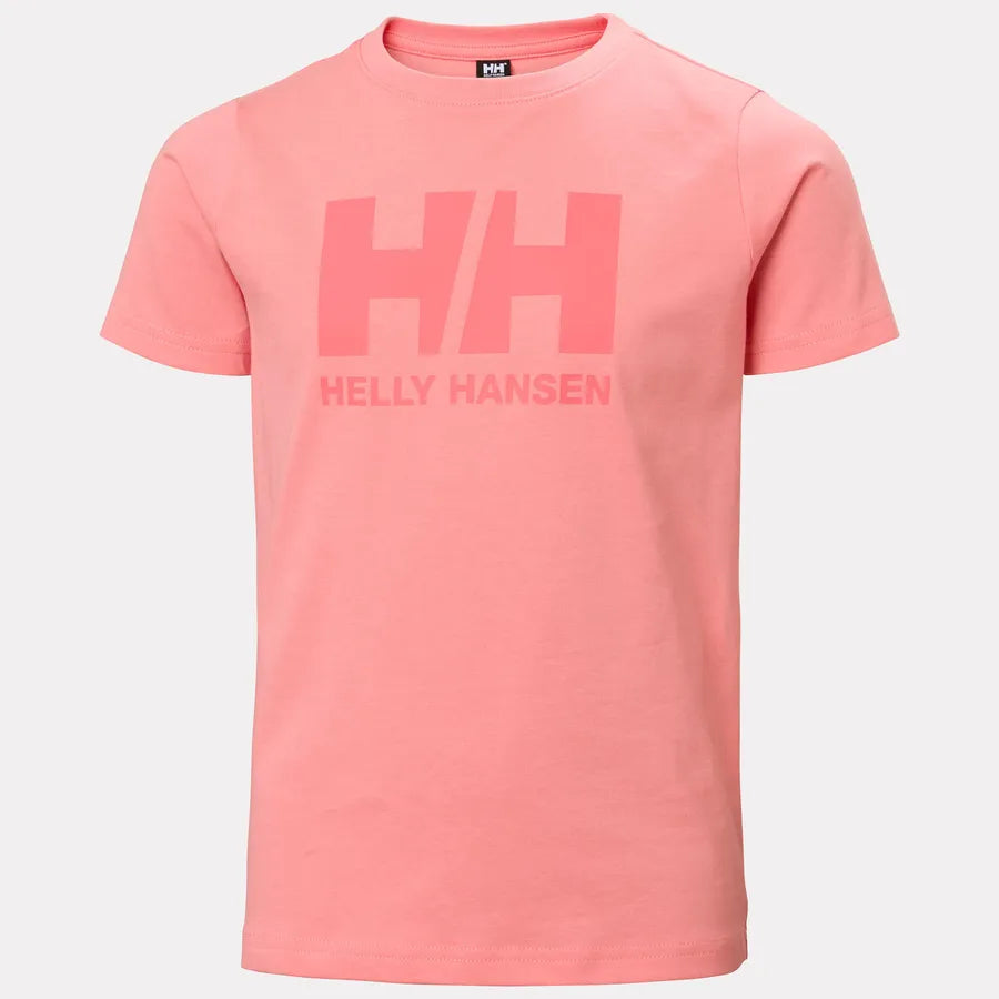 Helly Hansen Jr HH Logo T-Shirt - Coral Almond