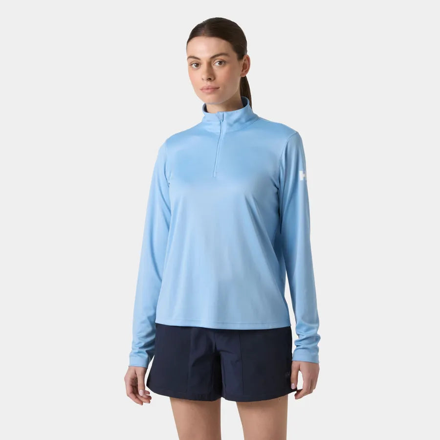 Helly Hansen Womens HH Tech 1/2 Zip - Bright Blue