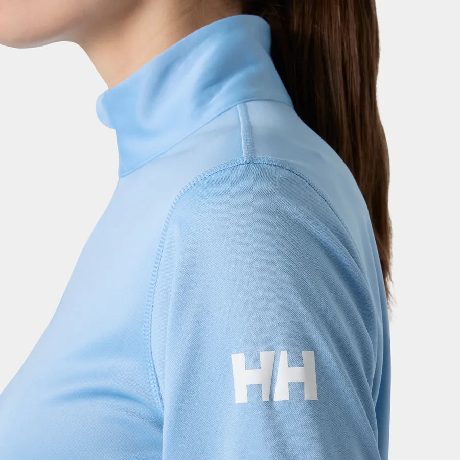 Helly Hansen Womens HH Tech 1/2 Zip - Bright Blue