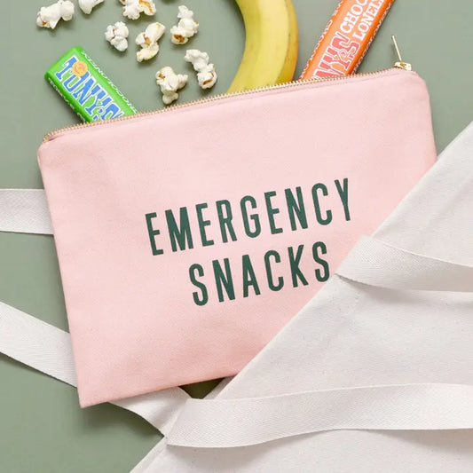Emergency Snacks - Blush Pink Pouch