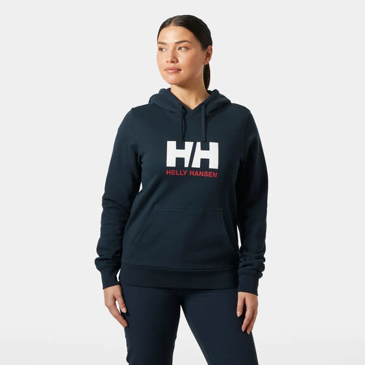 Helly Hansen Womens HH Logo Hoodie - Navy