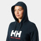 Helly Hansen Womens HH Logo Hoodie - Navy