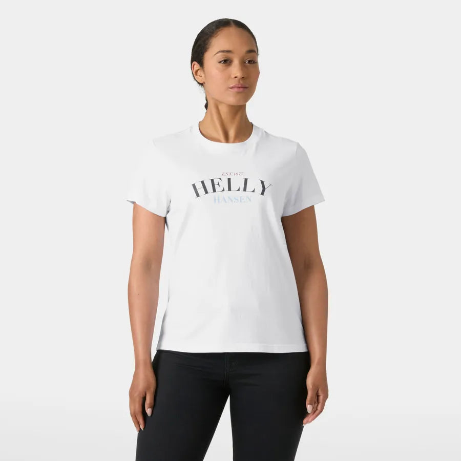 Helly Hansen Womens Core Graphic T-Shirt 2.0 - White