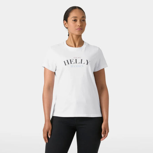 Helly Hansen Womens Core Graphic T-Shirt 2.0 - White