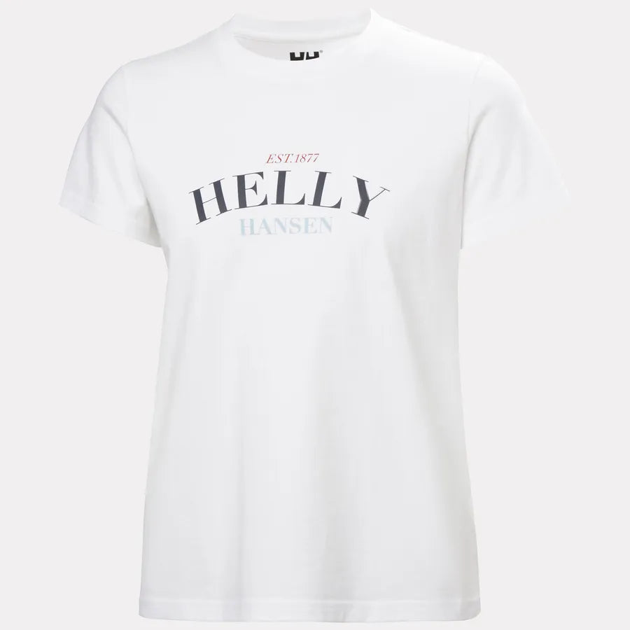 Helly Hansen Womens Core Graphic T-Shirt 2.0 - White