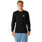 Rip Curl Streamline Badge Long Sleeve Tee - Black