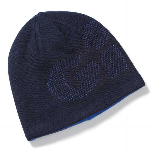 Gill Reversible Knit Beanie - Blue/Navy