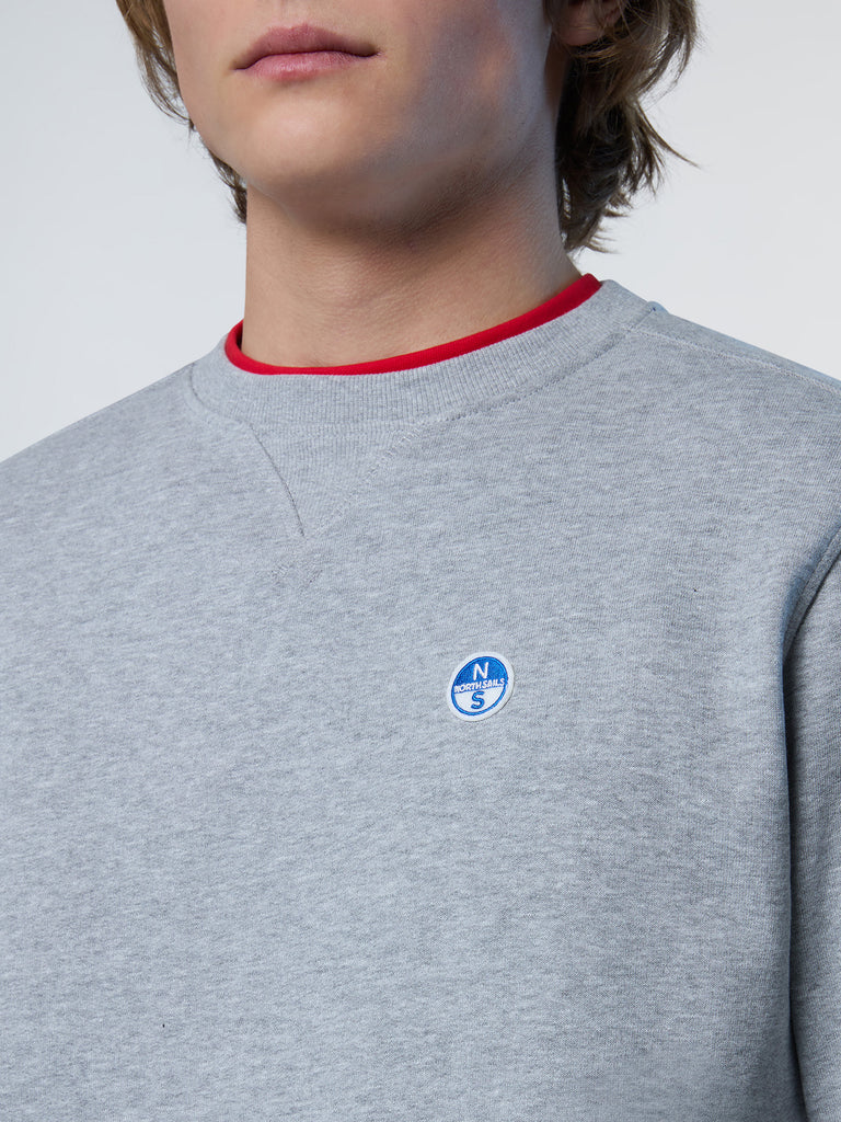 North Sails Crewneck Sweatshirt - Grey Melange