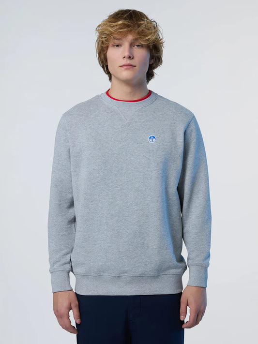 North Sails Crewneck Sweatshirt - Grey Melange