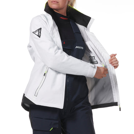 Musto Womens BR1 Solent Jacket - White