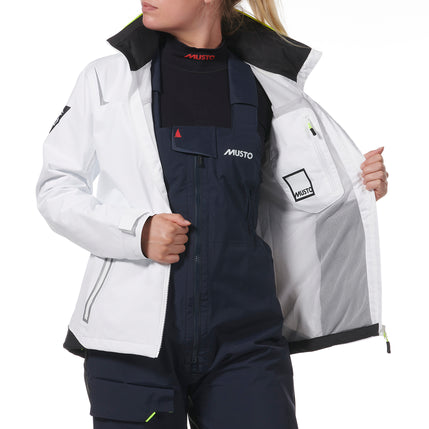 Musto Womens BR1 Solent Jacket - White