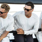 Musto Mens Evo Crew Sunblock Long Sleeve Tee - Platinum