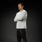 Musto Mens Evo Crew Sunblock Long Sleeve Tee - Platinum
