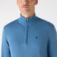 Musto Mens Original 1/4 Zip Neck Knit - Storm Cloud